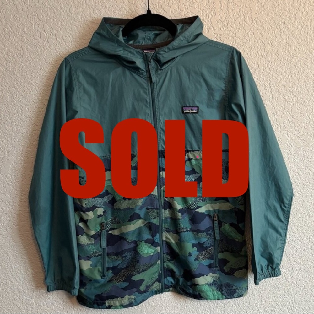 SOLD: Patagonia Kids Light & Variable Hoody Windbreaker XL